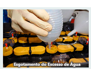 Esgotamento do Excesso de Água Batcamp Baterias